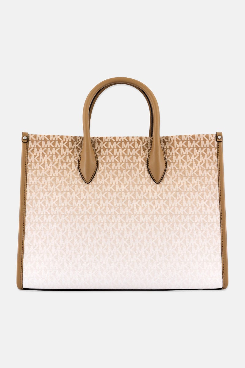 Michael Kors Women Monogram Logo Mirella Tote Bag, Multicolor - Image 3